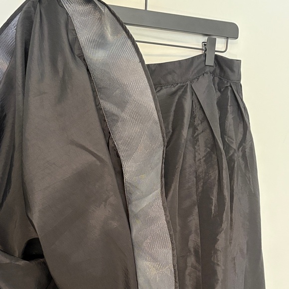 Free People Black A-Line Skirt L - Picture 4 of 9